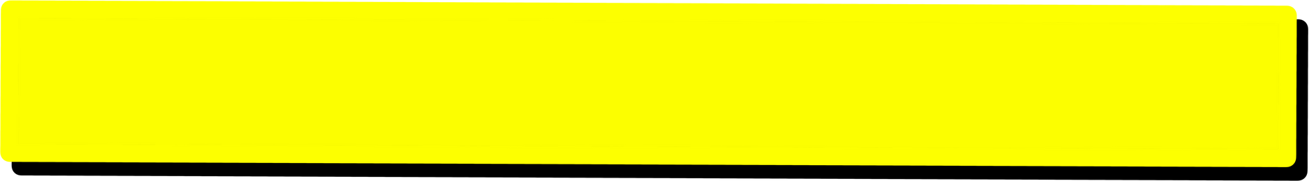 Blank Yellow Rectangle Dialog Speech Box Button